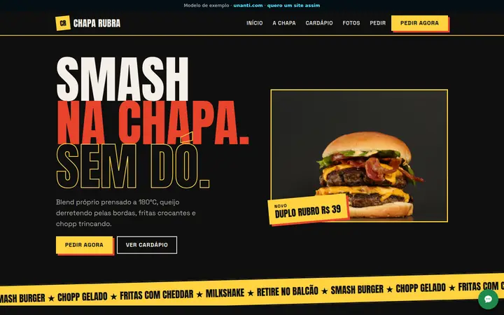 Modelo: Chapa Rubra Burger
