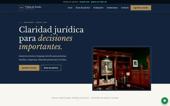Modelo: Vilela & Prado Advocacia