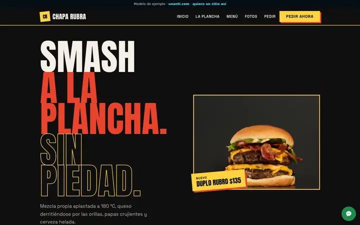 Modelo: Chapa Rubra Burger